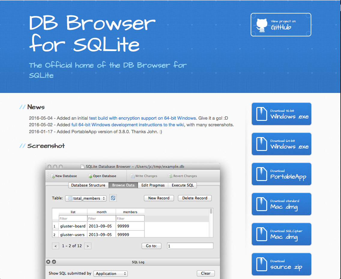 sqlite browser osx